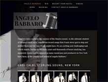 Tablet Screenshot of angelobabbaro.com